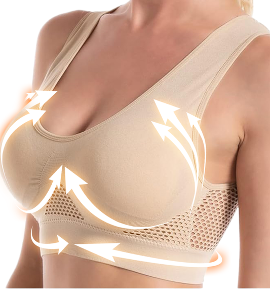 ✨Breathable Anti-Sagging Breasts Bra